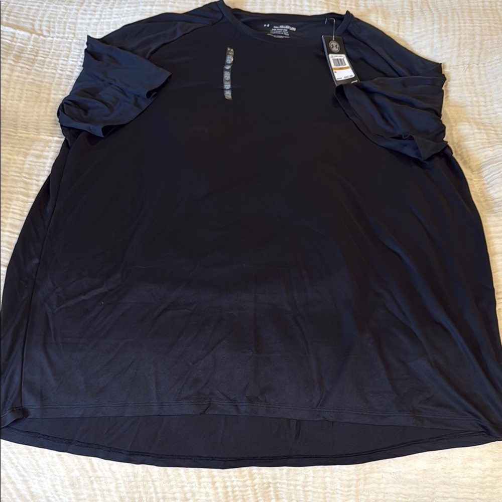 NWT Under Armor “The tech T” 4XLT in black.  Heat gear. Brand new